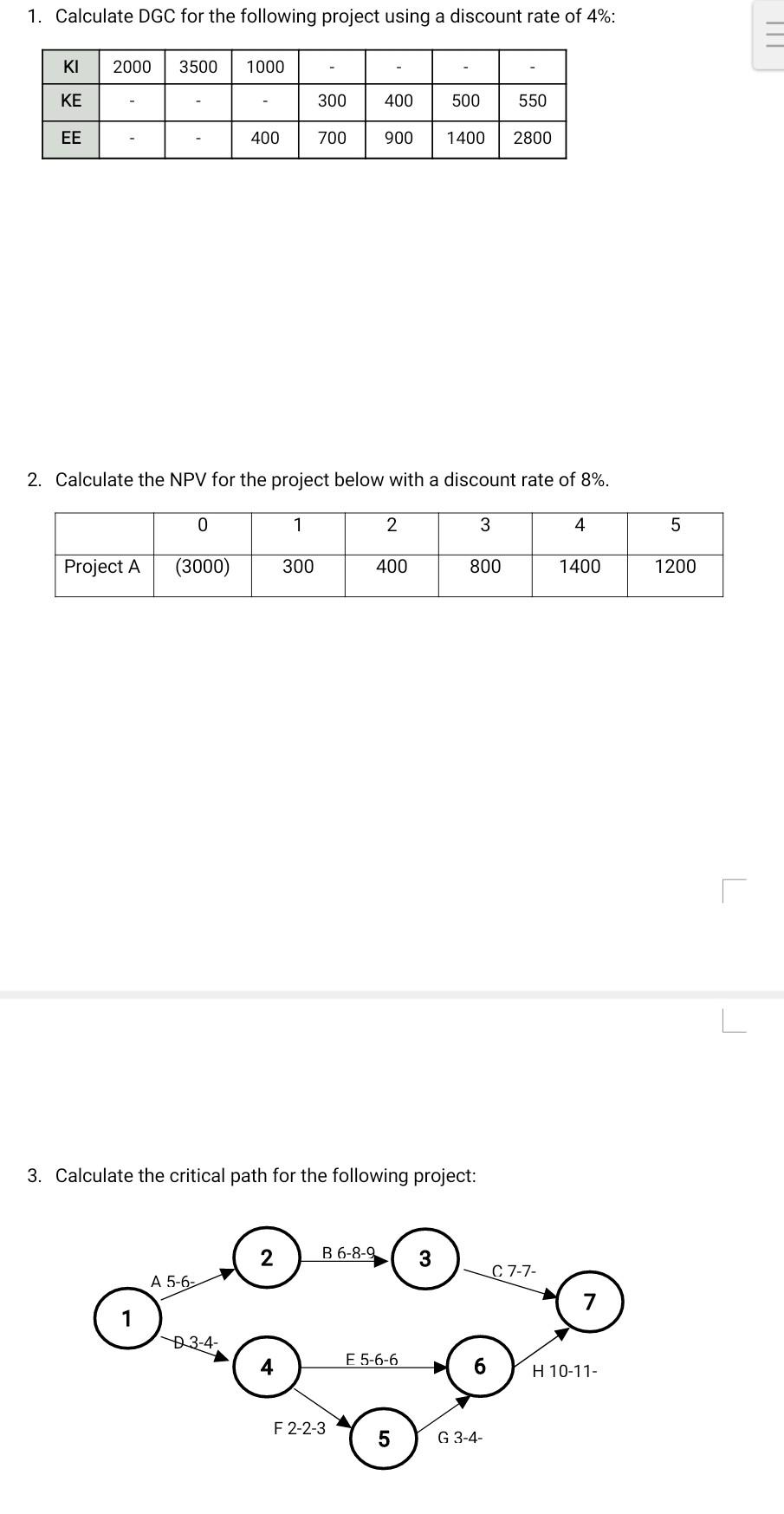  mke question number 1 