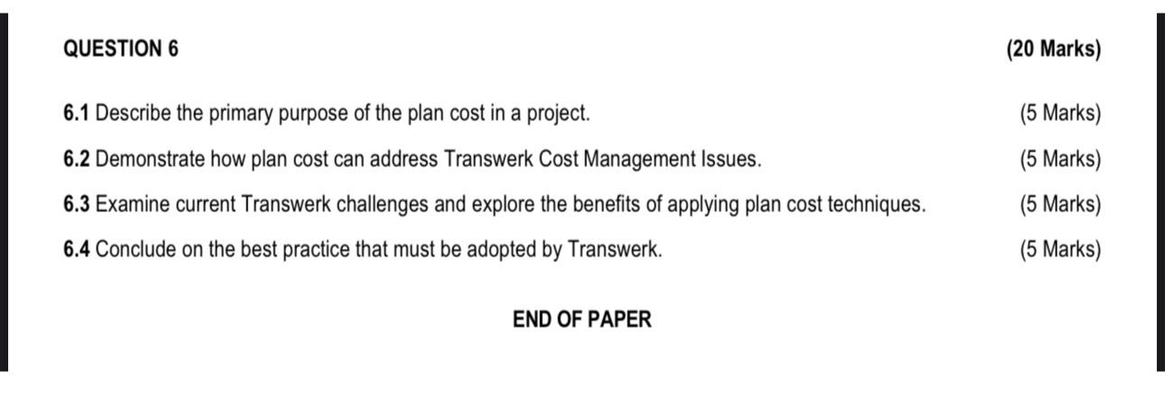  Strategic Cost Management and Procurement Optimization at Transwerk Background Information Transwerk