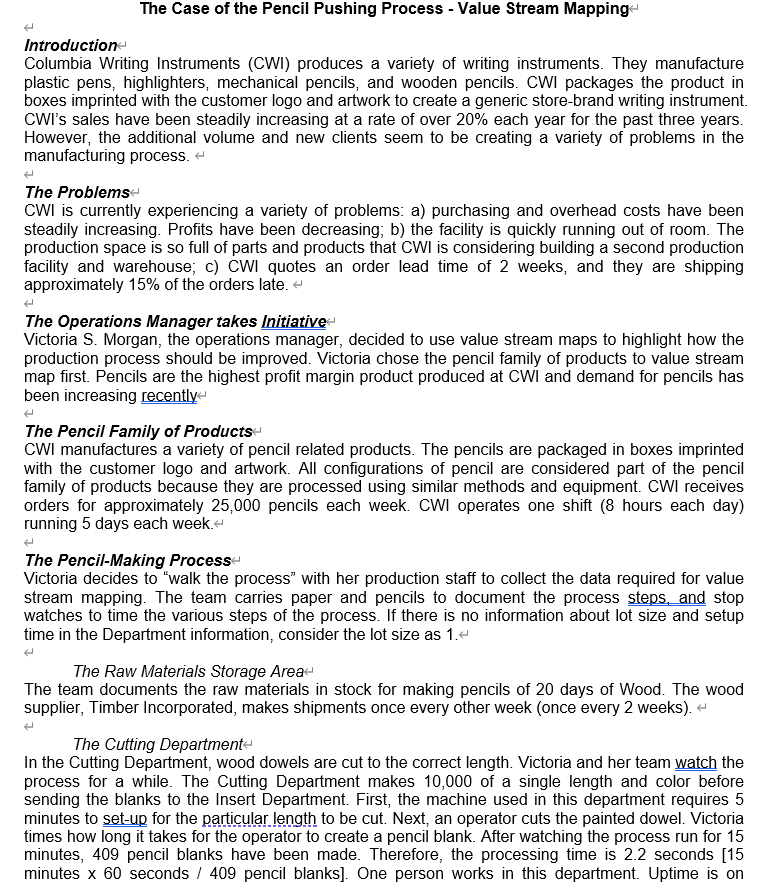  average 85%. They notes that there are 30,000 pencil blanks in