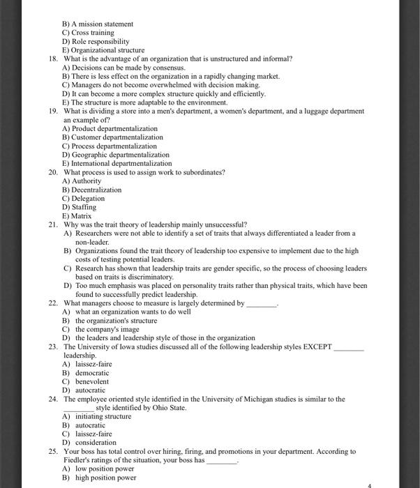 B) Developing a functioning budget C) Developing an array of tactics D)