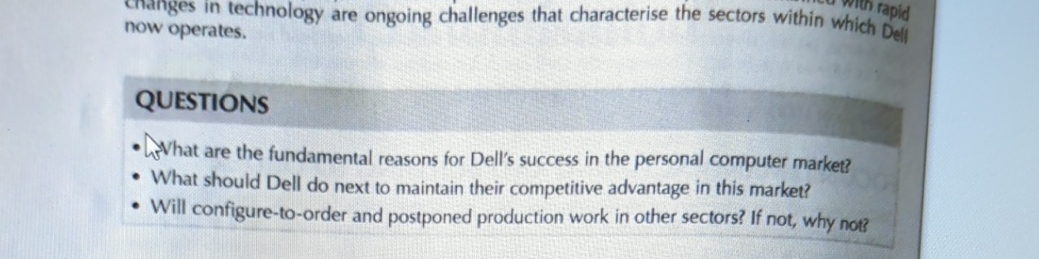  Changes in technology are ongoing challenges that characterise the sectors within