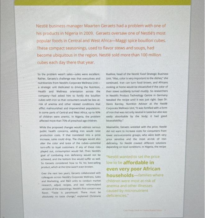 organization? 3. In many instances, SV initiatives are developed at the corporate