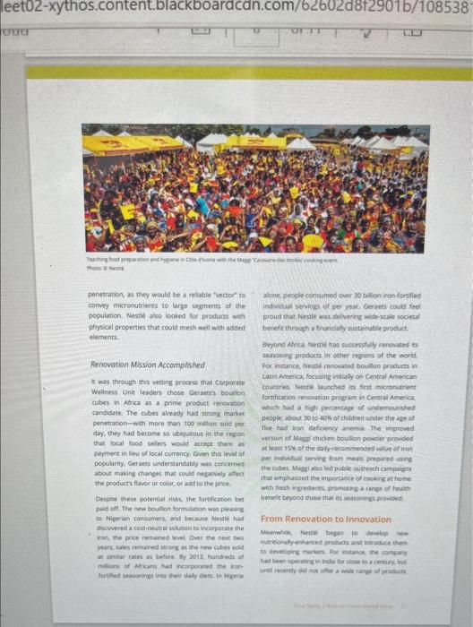 that is not related to Nestle. What steps should a company, in