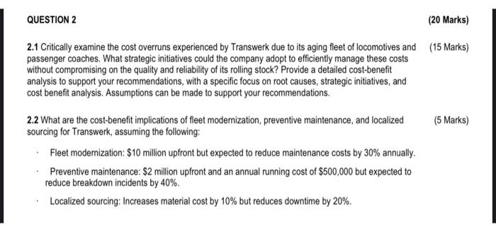 is a leading manufacturer of railway rolling stock, operating in the complex