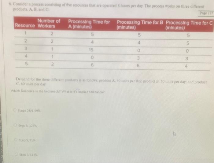  onsider this information from Ch 5 #6, u may use information