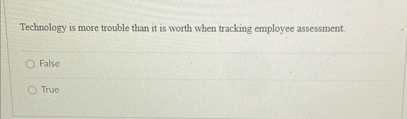  Technology is more trouble than it is worth when tracking employee