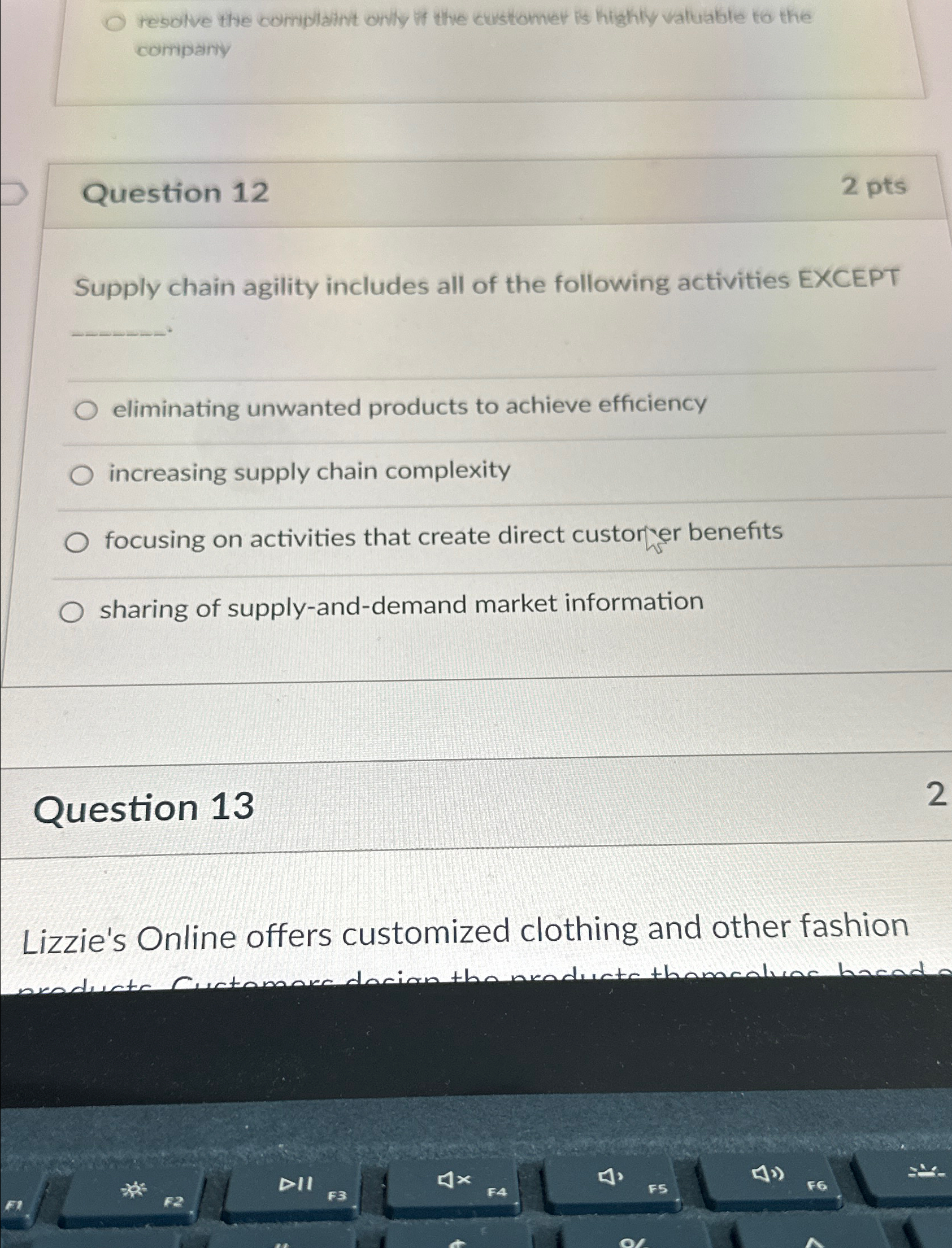  resolve the complaint only if the customer is highly valuable to