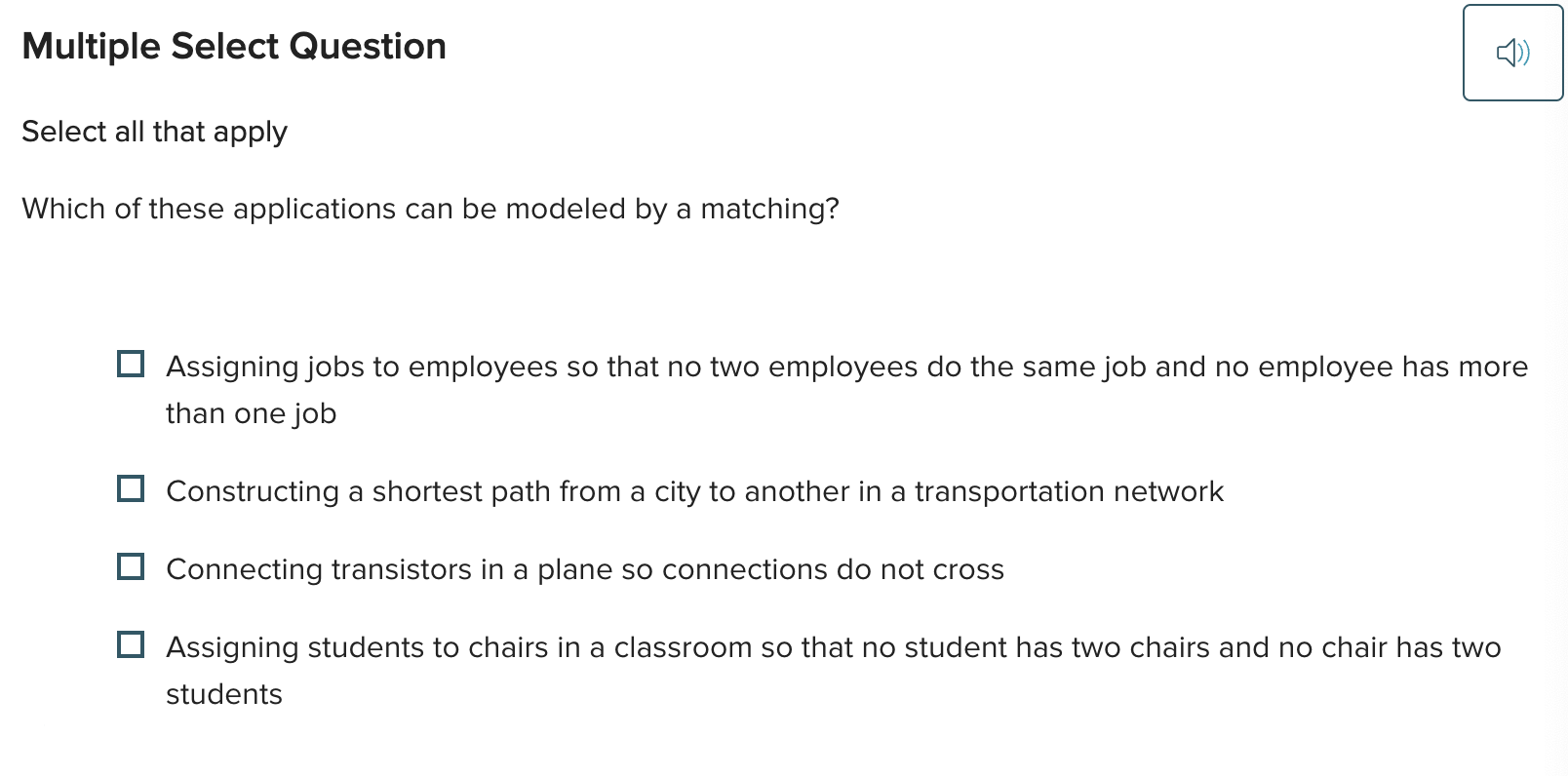  Multiple Select Question Select all that apply Which of these applications