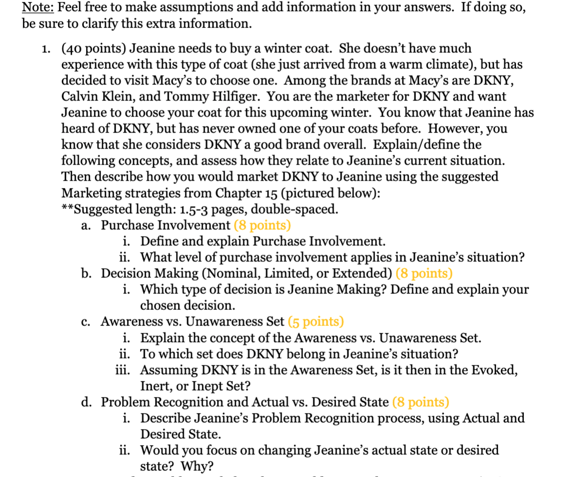  Please answer Parts A-E Note: Feel free to make assumptions and