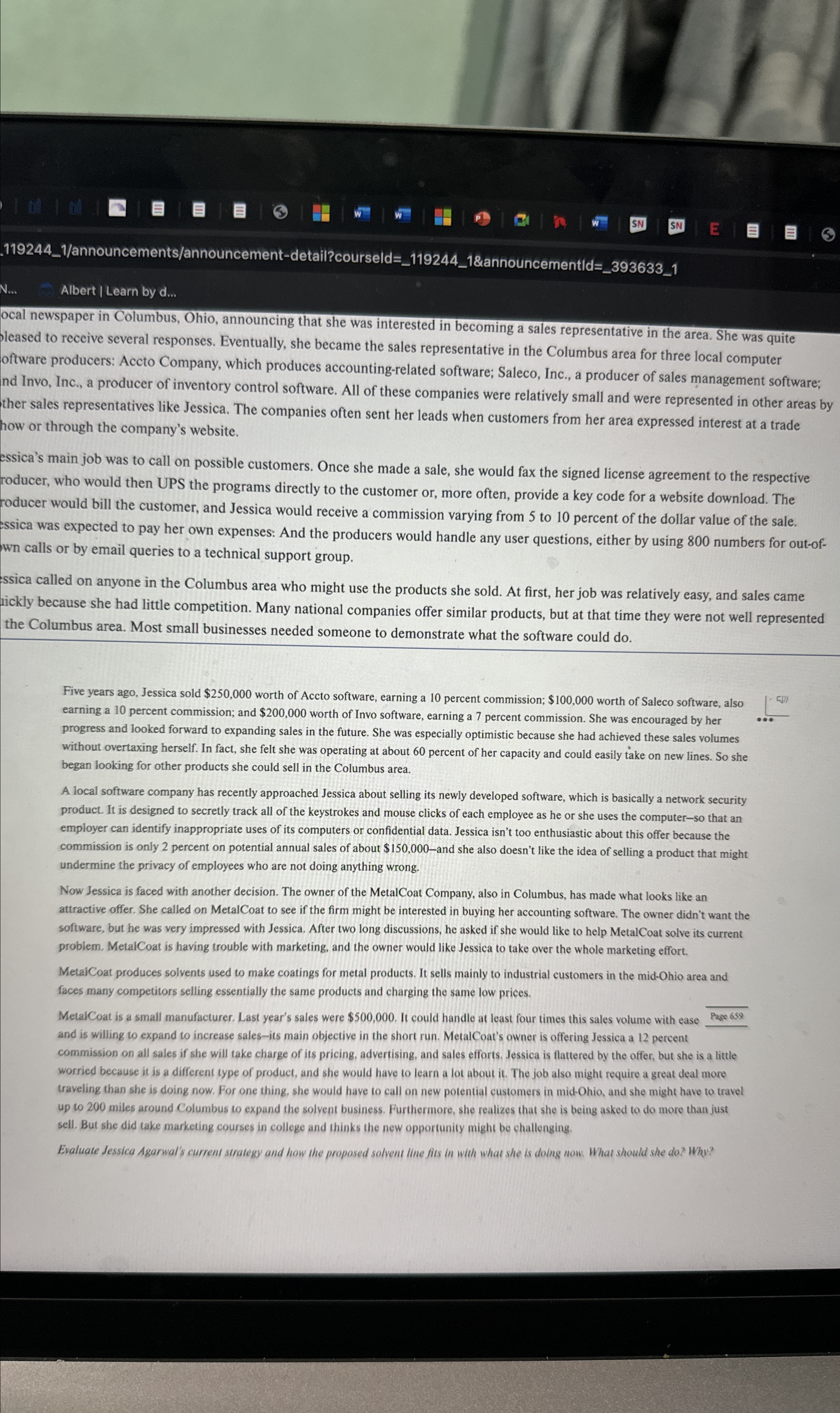  .119244_1/announcements/announcement-detail?courseld=_119244_1&announcementid=_393633_1 N... Albert / Learn by ddots ocal newspaper in Columbus,