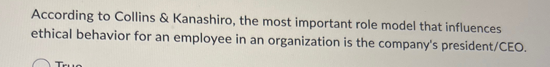  According to Collins & Kanashiro, the most important role model that