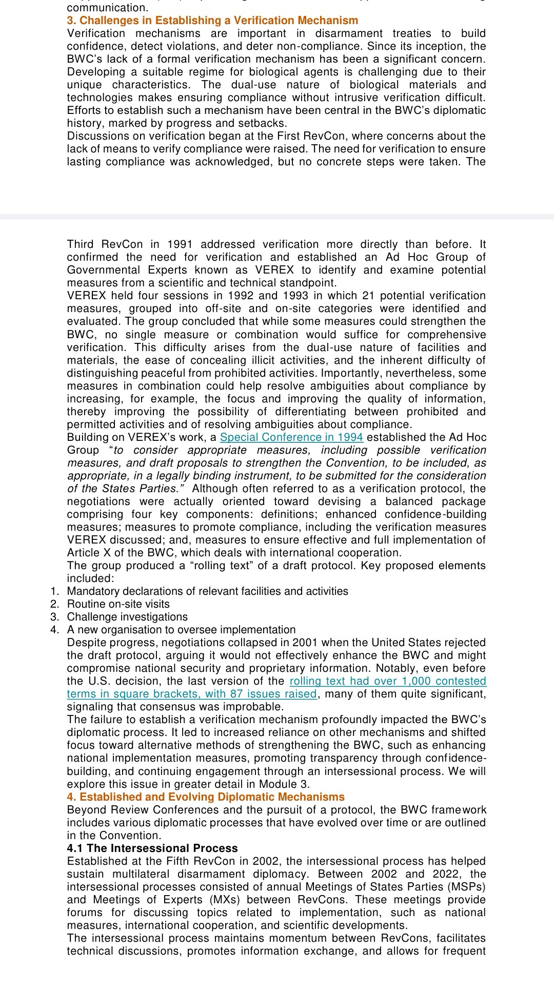  Give 2 substantive annotations 3. Challenges in Establishing a Verification Mechanism