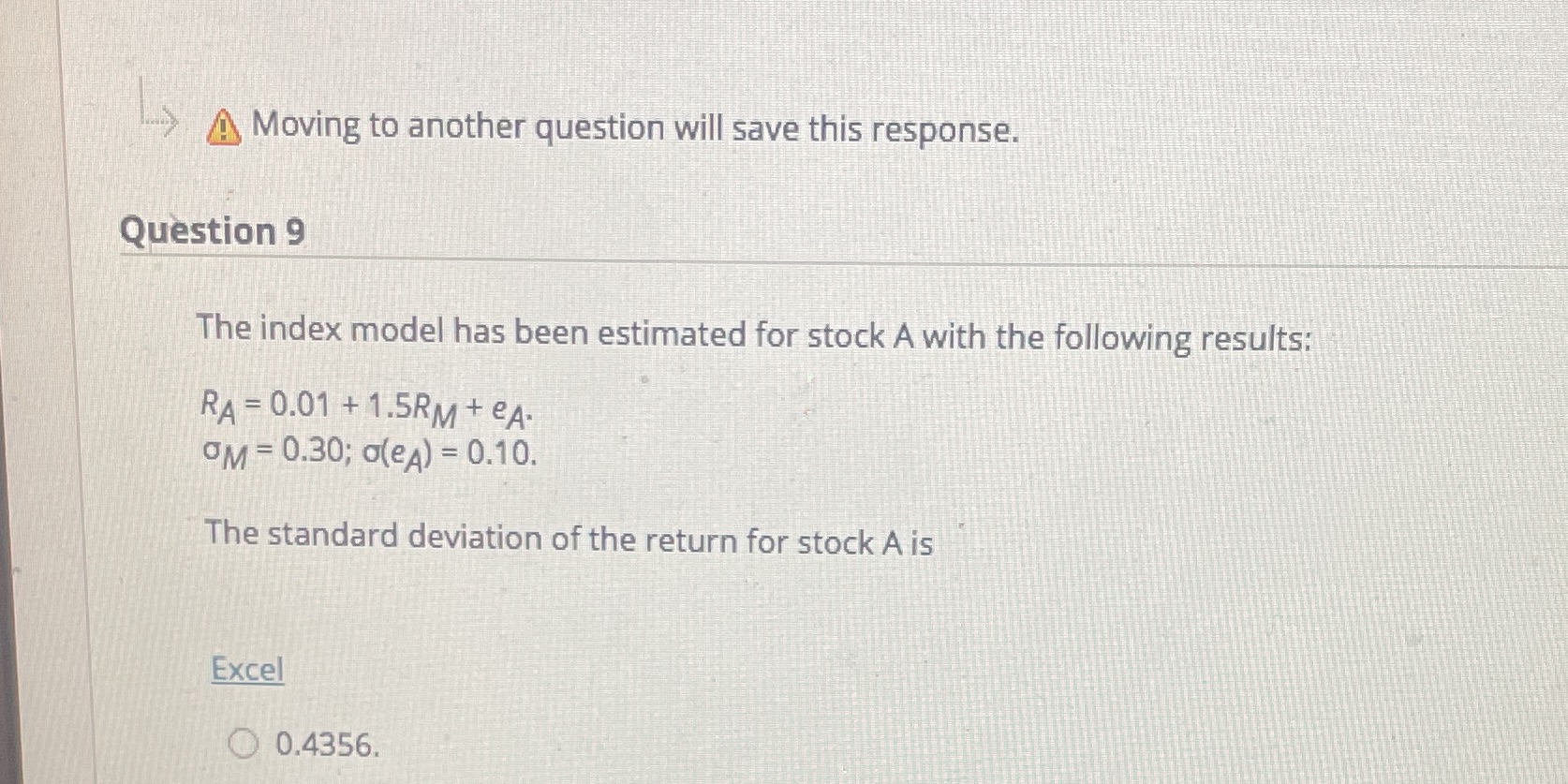 .4356.4610.6400.1600 > Moving to another question will save this response. Question 9