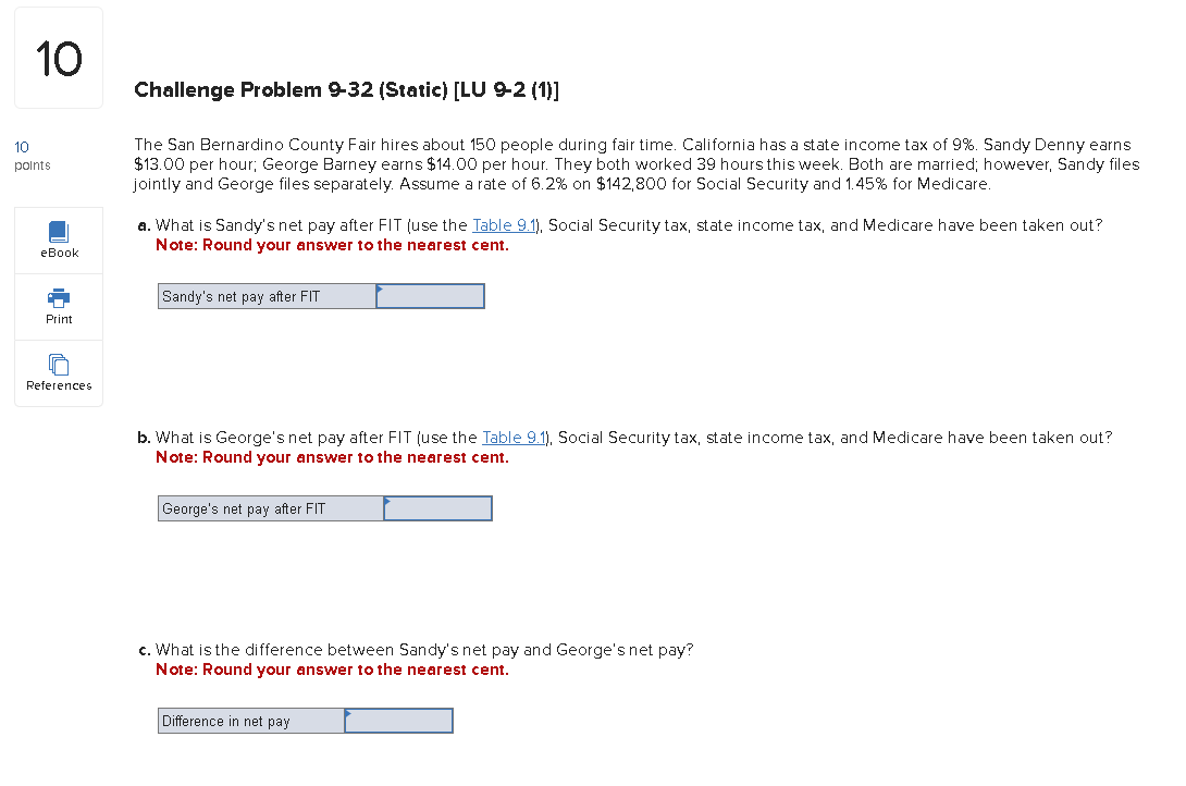 following payroll register. Assume payroll period: weekly. [Use the percentage me hod