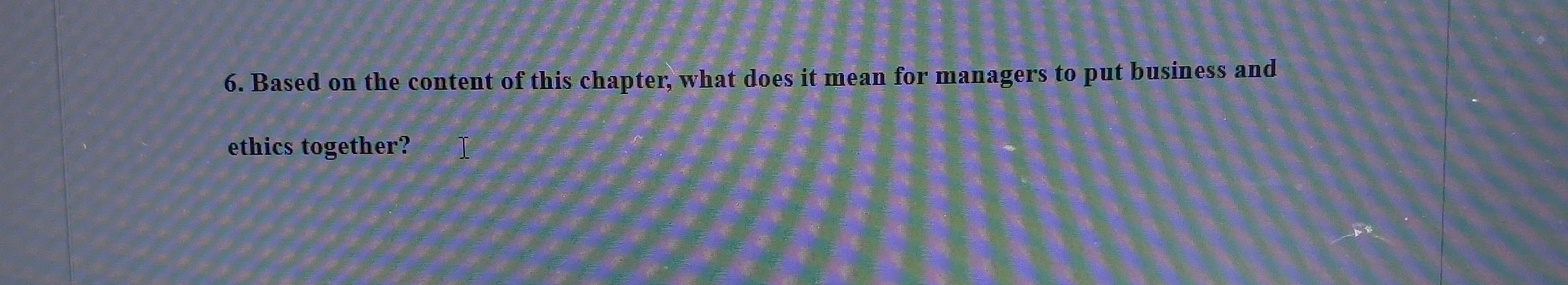  Based on the content of this chapter, what does it mean