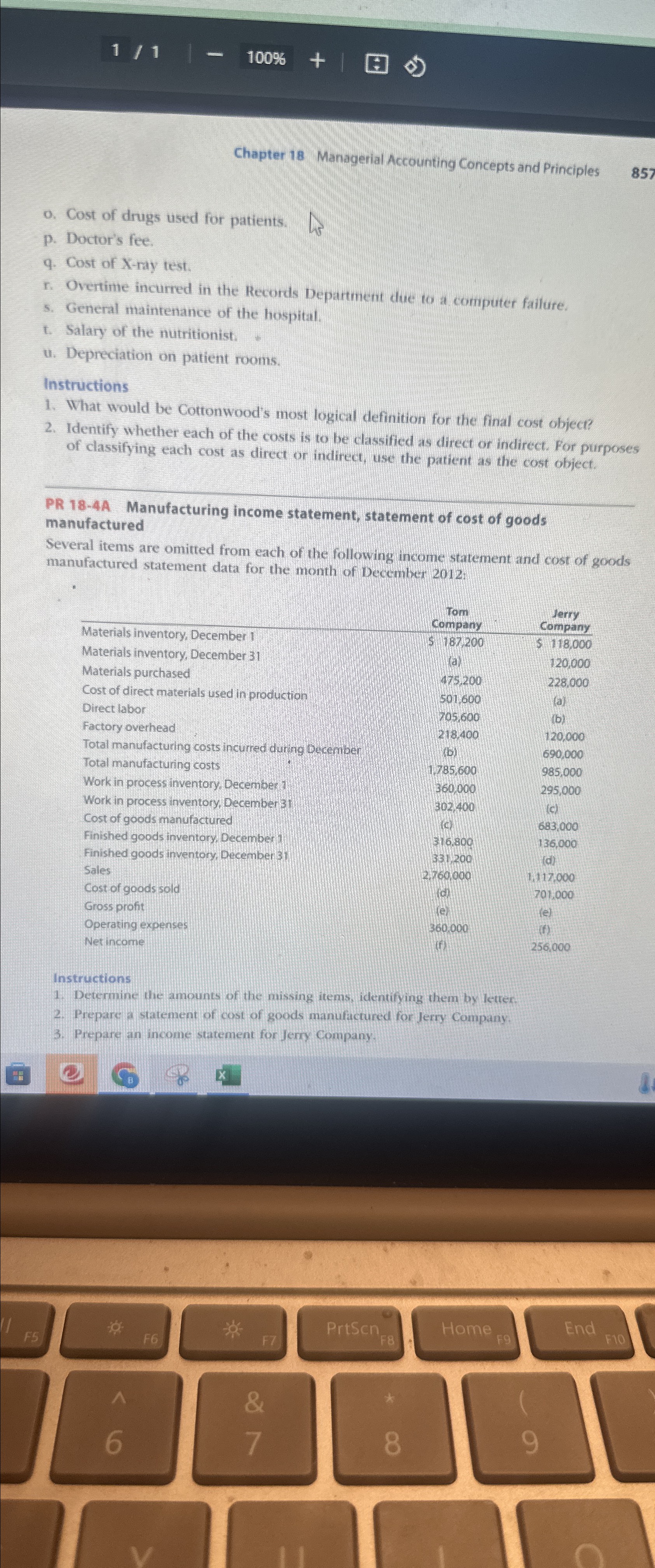  11 1009 Chapter 18 Managerial Accounting Concepts and Principles 857 0.