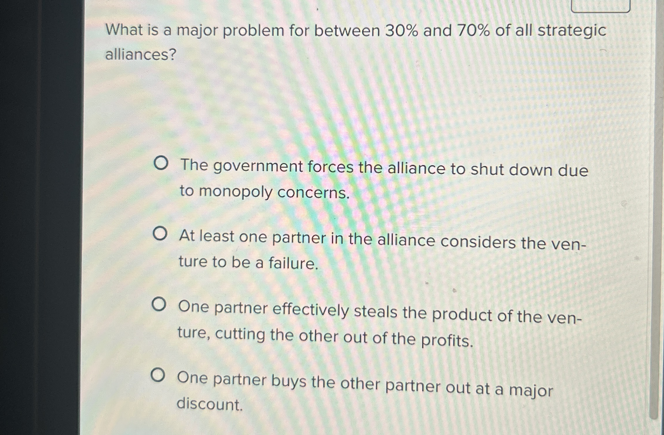  What is a major problem for between 30% and 70% of