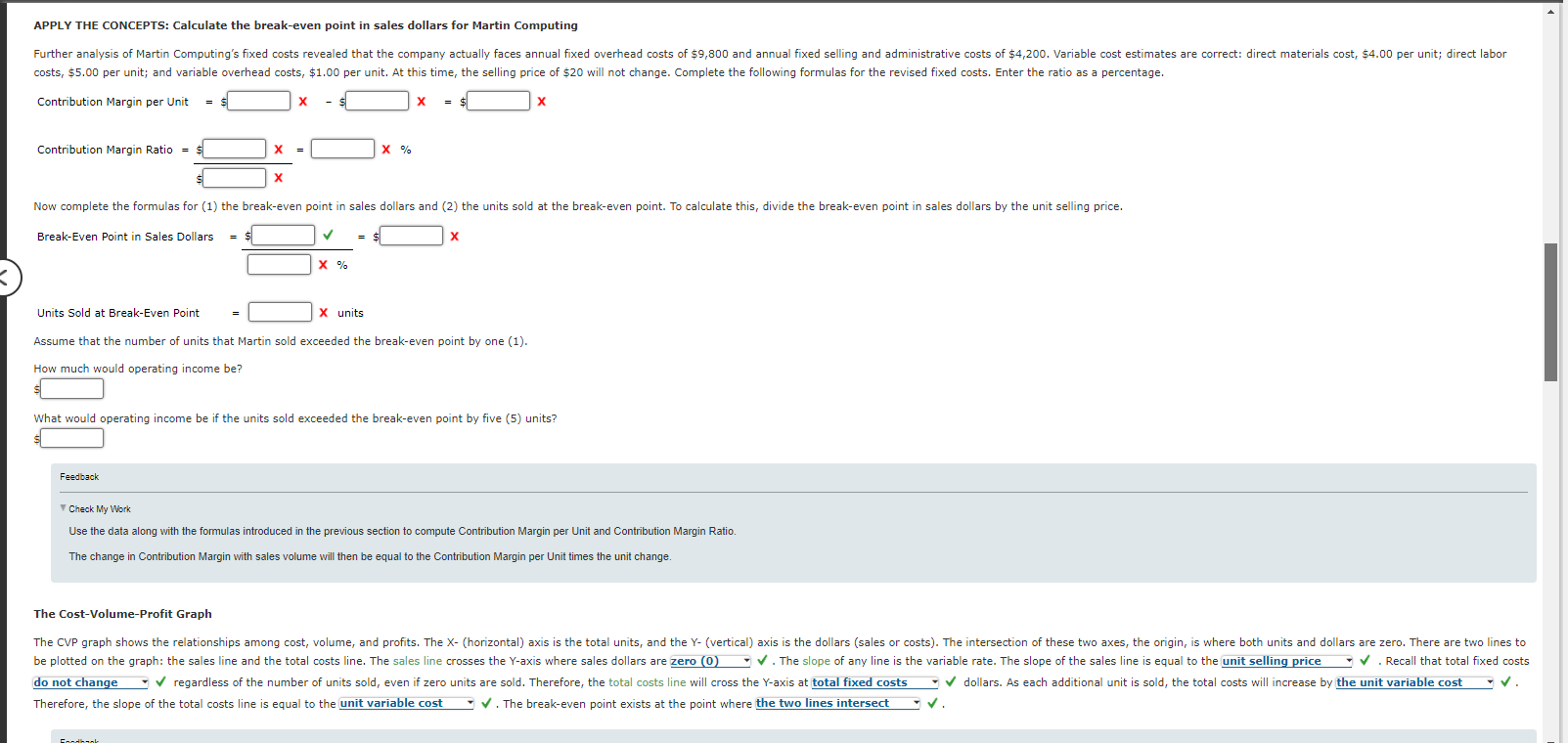 you are part of the accounting team for Martin Computing. The company