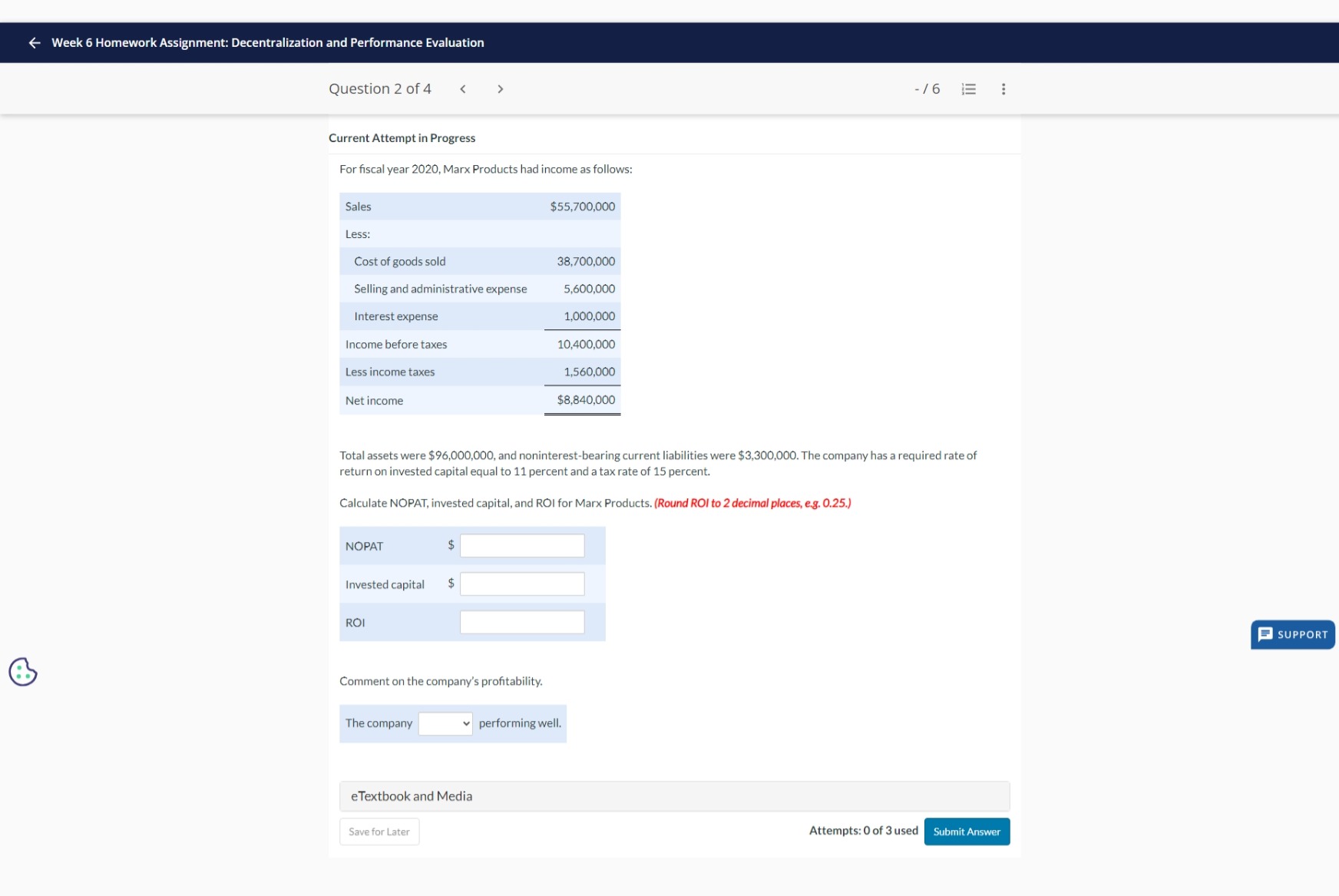  Week 6 Homework Assignment: Decentralization and Performance Evaluation Question 2 of