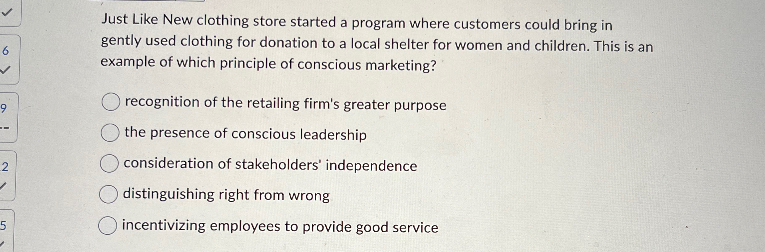  Just Like New clothing store started a program where customers could