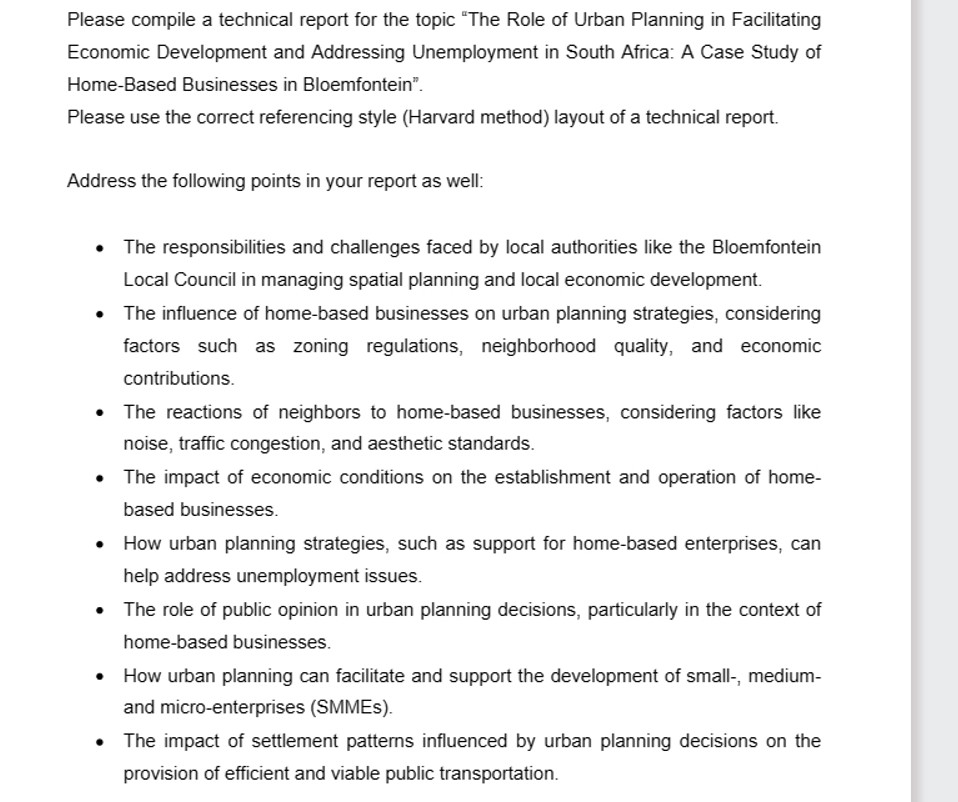  Please compile a technical report for the topic "The Role of