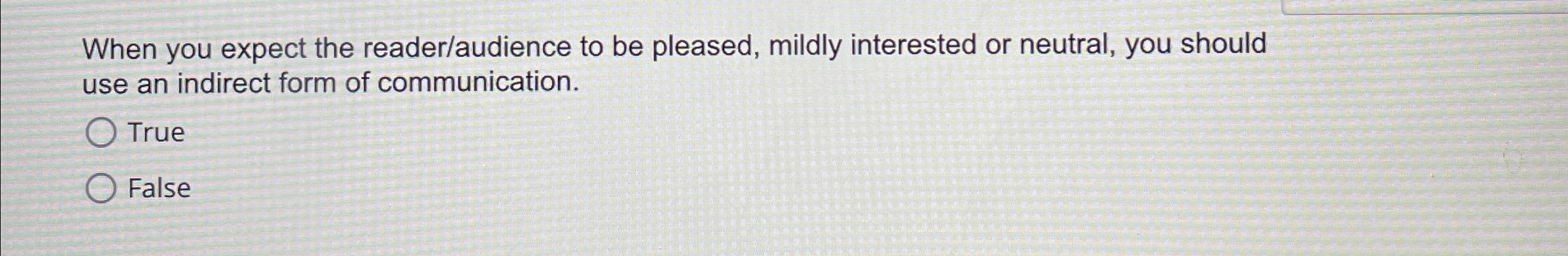  When you expect the reader/audience to be pleased, mildly interested or