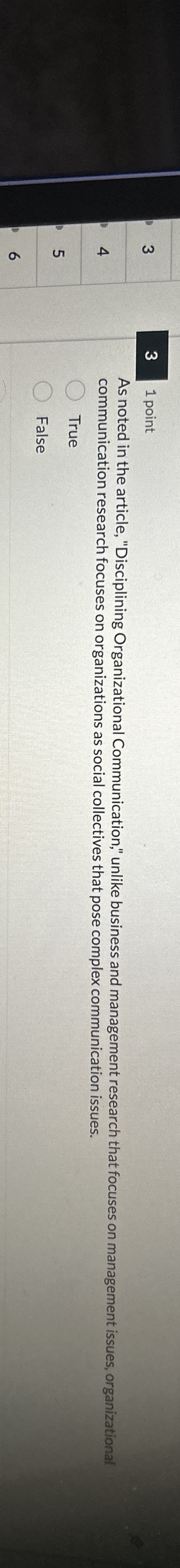  3 31 point 4 As noted in the article, "Disciplining Organizational