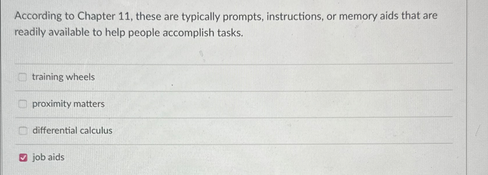  According to Chapter 11, these are typically prompts, instructions, or memory