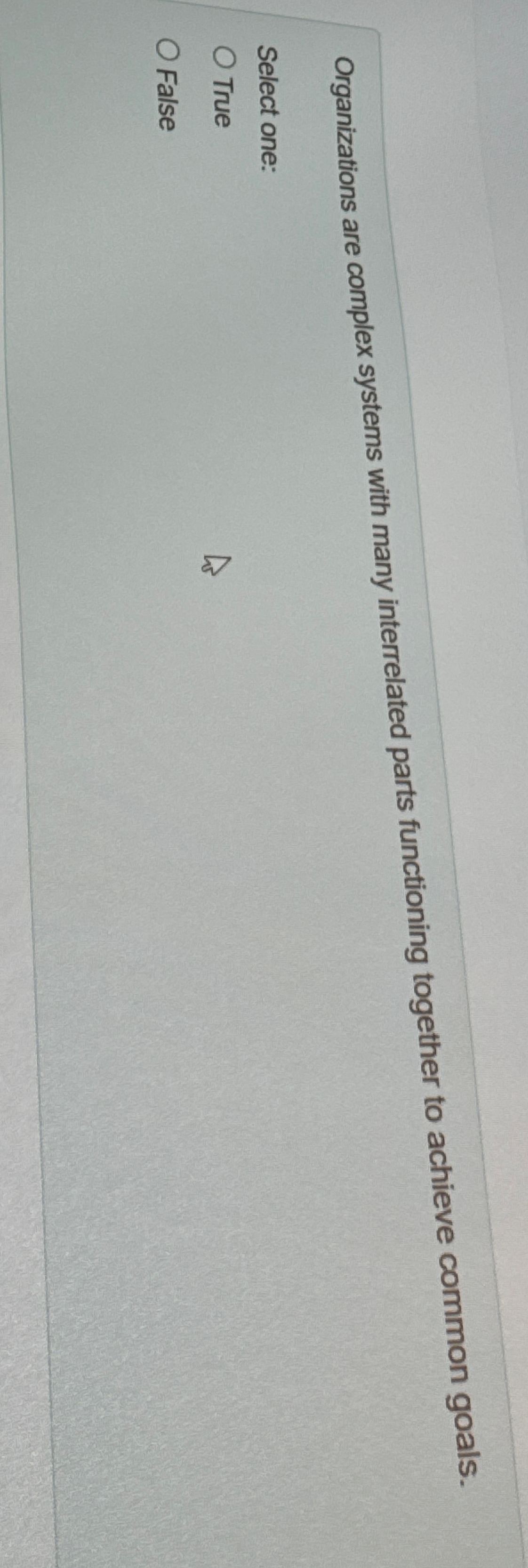  Organizations are complex systems with many interrelated parts functioning together to