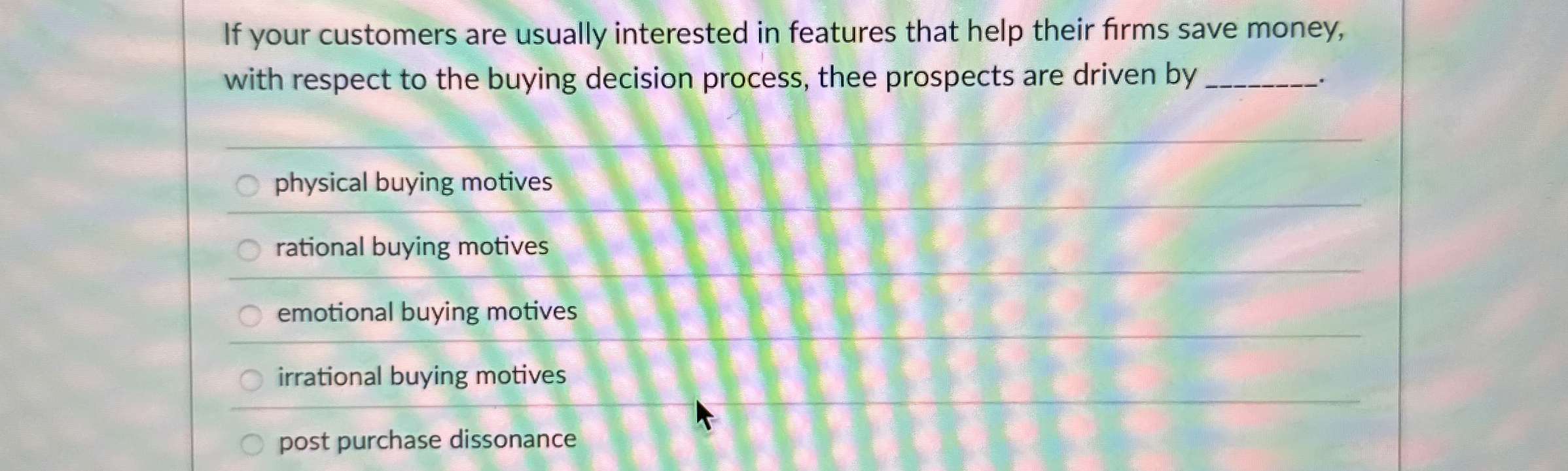  If your customers are usually interested in features that help their