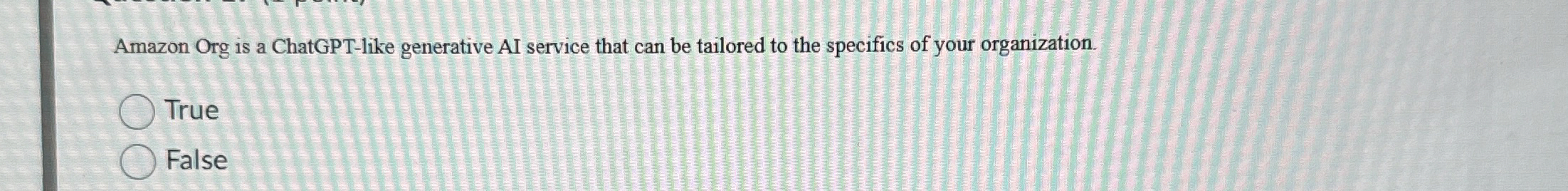  Amazon Org is a ChatGPT-like generative AI service that can be