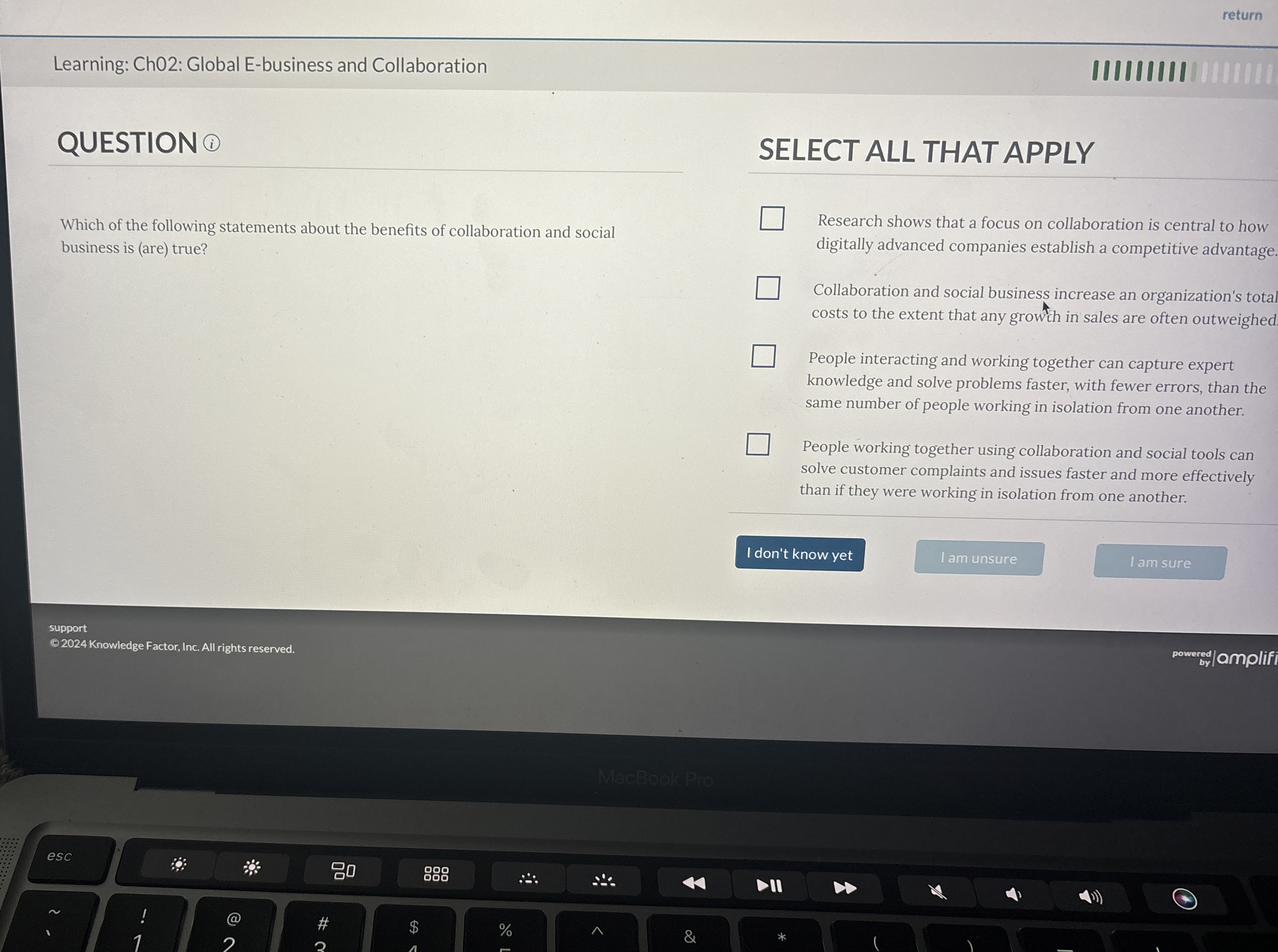 return Learning: Ch02: Global E-business and Collaboration IIIIIIII QUESTION (i) Which