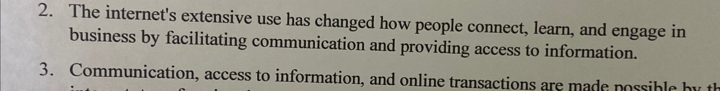  The internet's extensive use has changed how people connect, learn, and