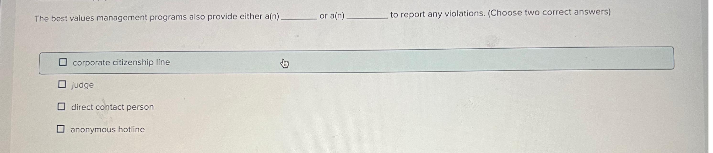 The best values management programs also provide either a(n) or a(n)