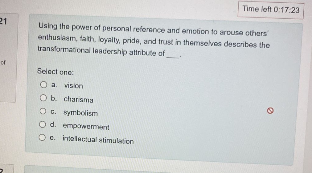  Time left 0:17:23 Using the power of personal reference and emotion