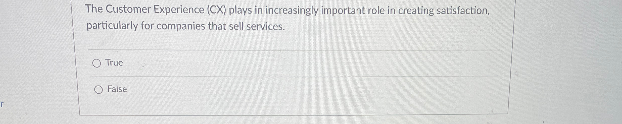  The Customer Experience (Cx) plays in increasingly important role in creating