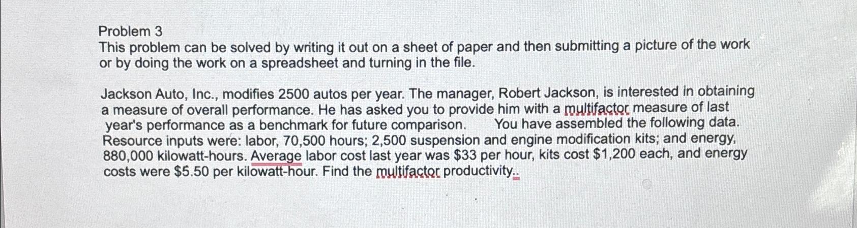  IN EXCEL SHEET This problem can be solved by writing it