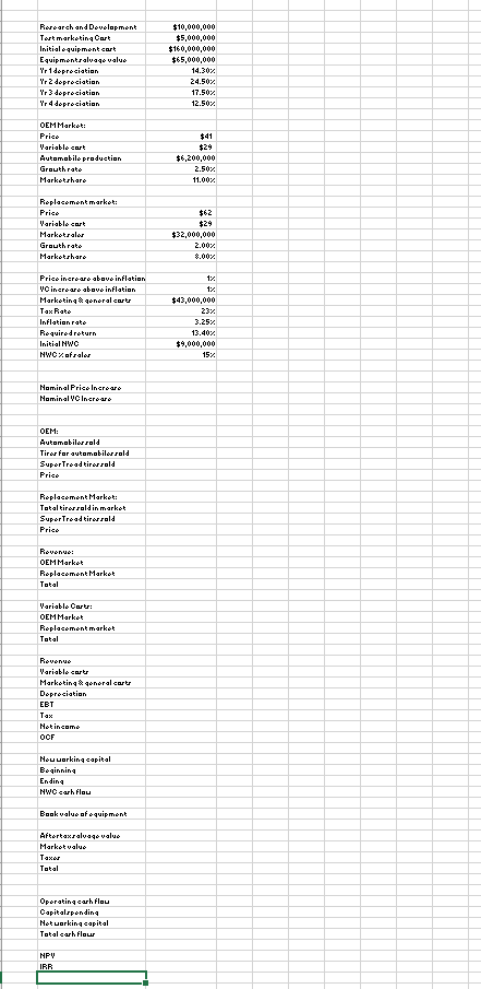  Please help with this question! Please do in excel I know