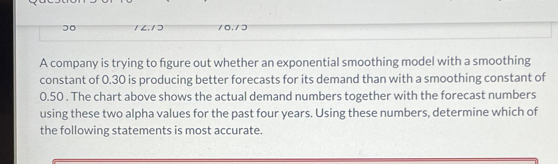 1?.1 J 10.12 A company is trying to figure out whether
