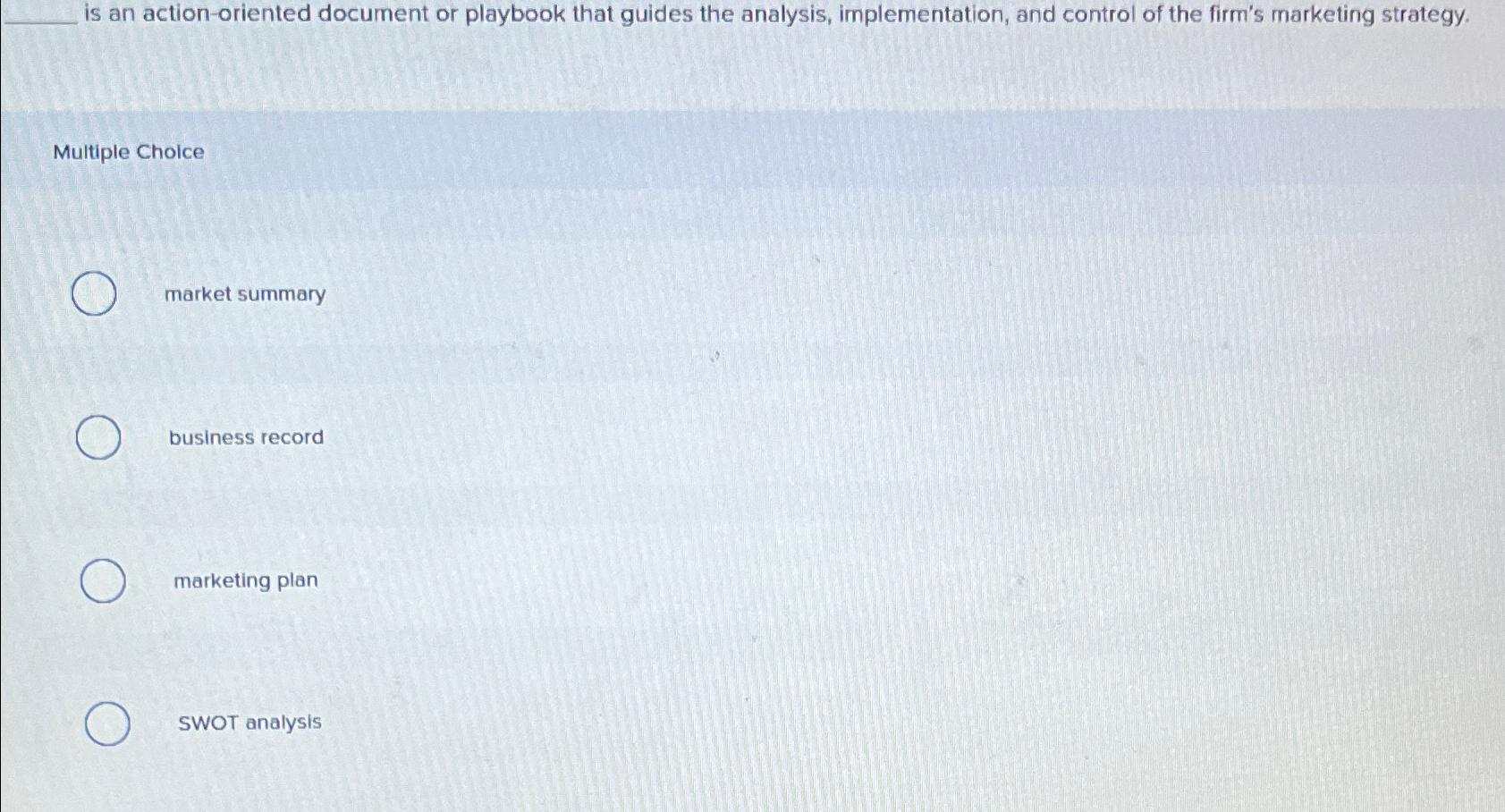  is an action-oriented document or playbook that guides the analysis, implementation,