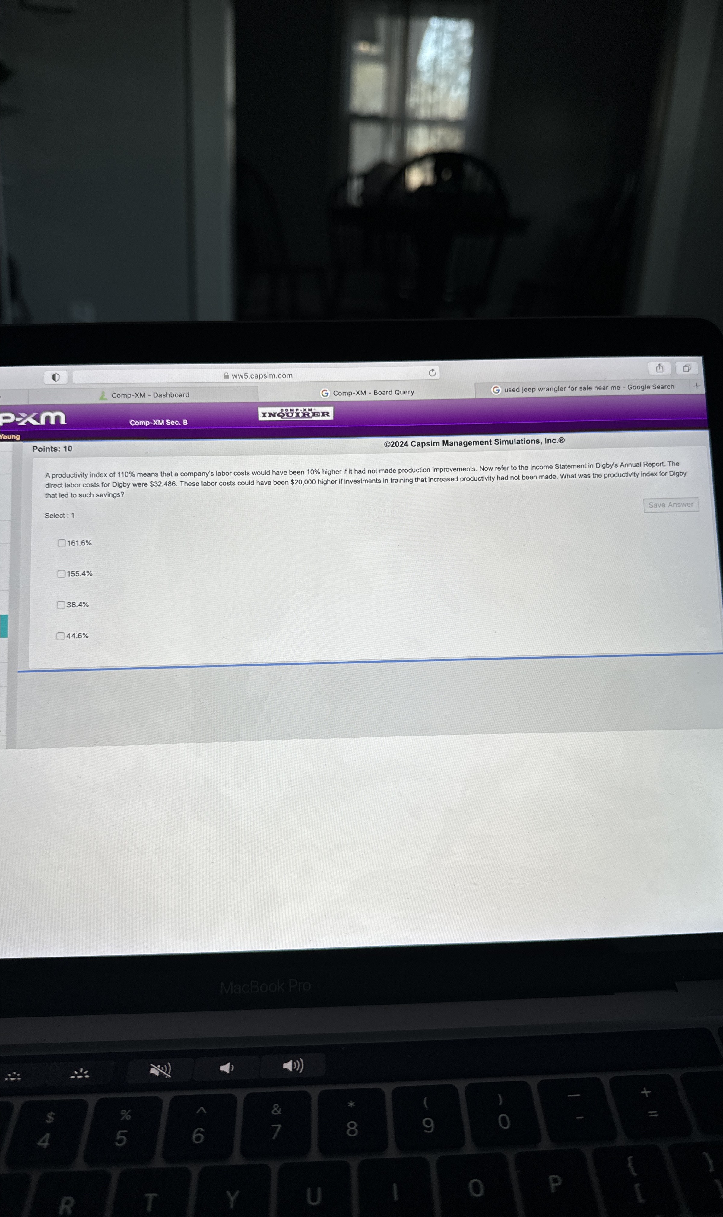  D A ww5.capsim.com Comp-XM - Board Query Comp-XM - Dashboard Comp-XM