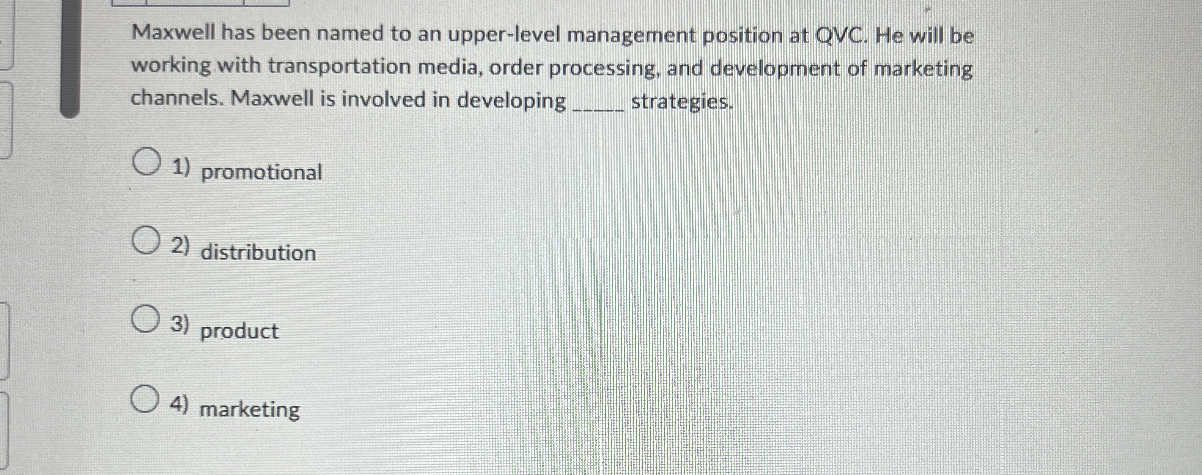  Maxwell has been named to an upper-level management position at QVC.