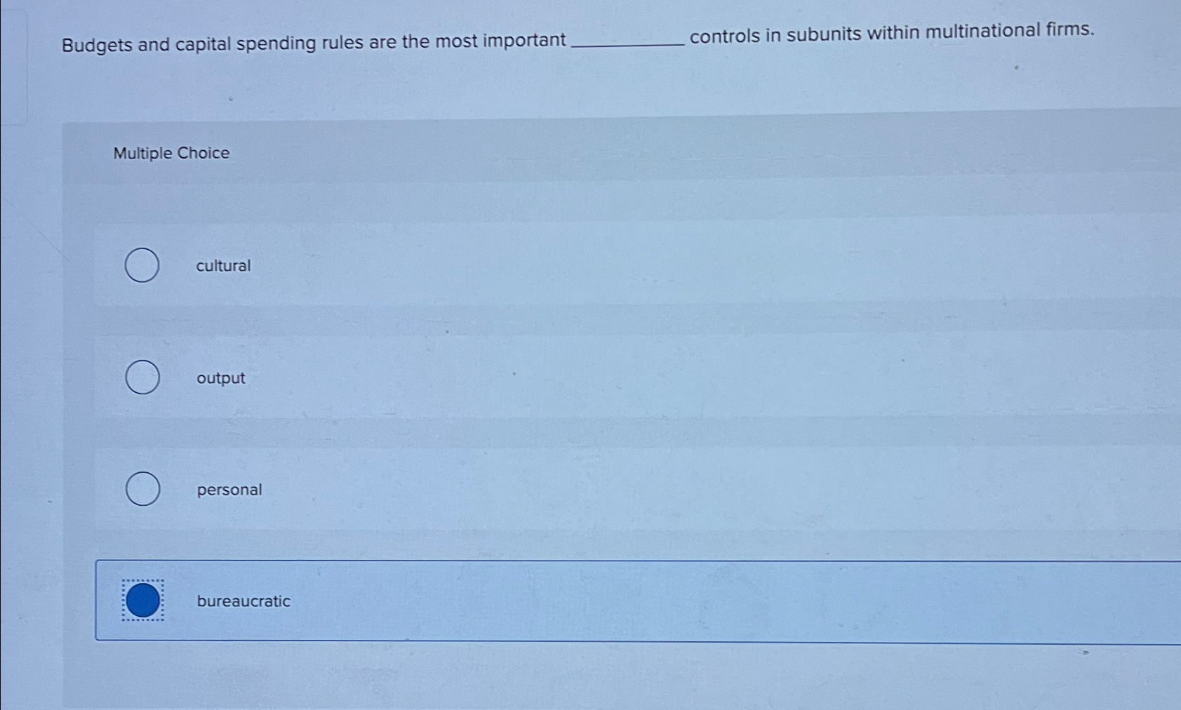  Budgets and capital spending rules are the most important controls in