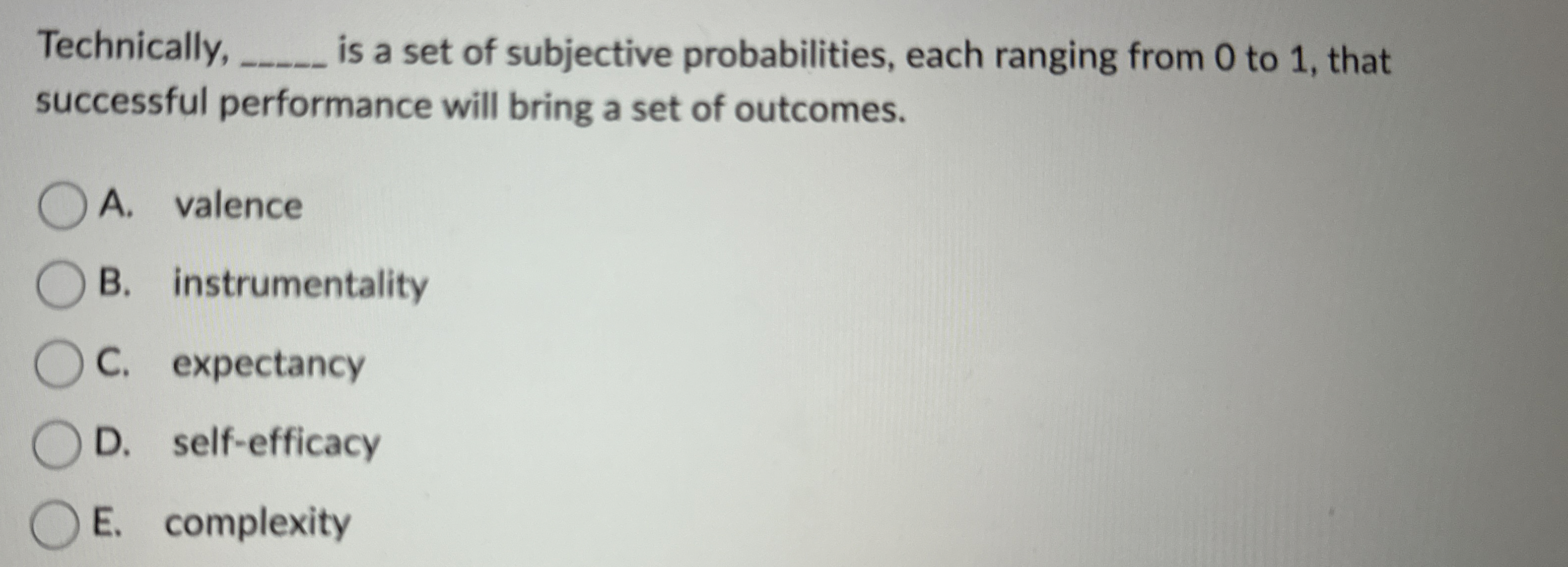  Technically, q, is a set of subjective probabilities, each ranging from