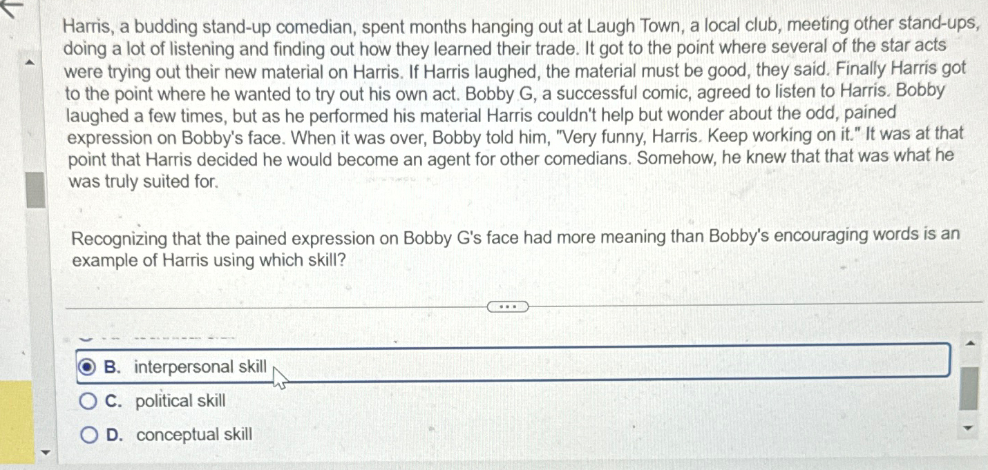  Harris, a budding stand-up comedian, spent months hanging out at Laugh