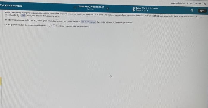 an average life of 1,600 hours and o (variance) = 80 hours.