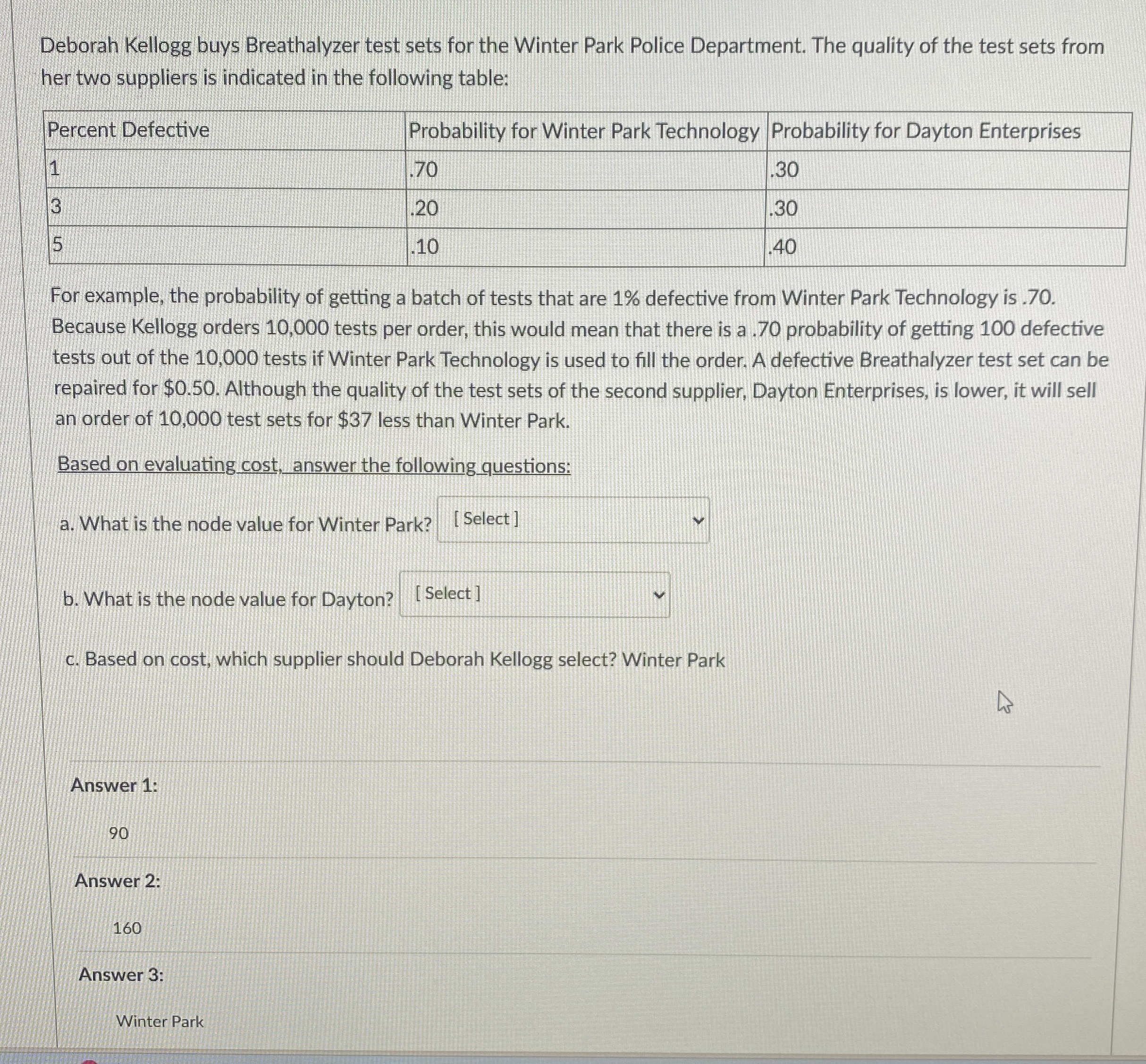  Step by step on Excel and decision tree analysis 