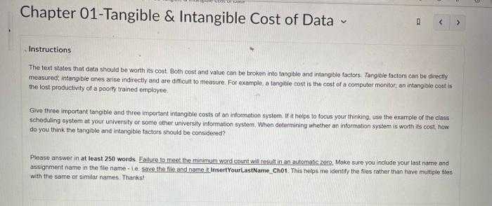 cam u write over 250 words on this question Instructions The text
