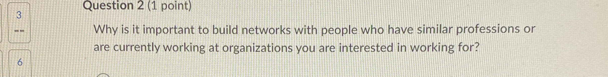  Question 2(1 point) Why is it important to build networks with