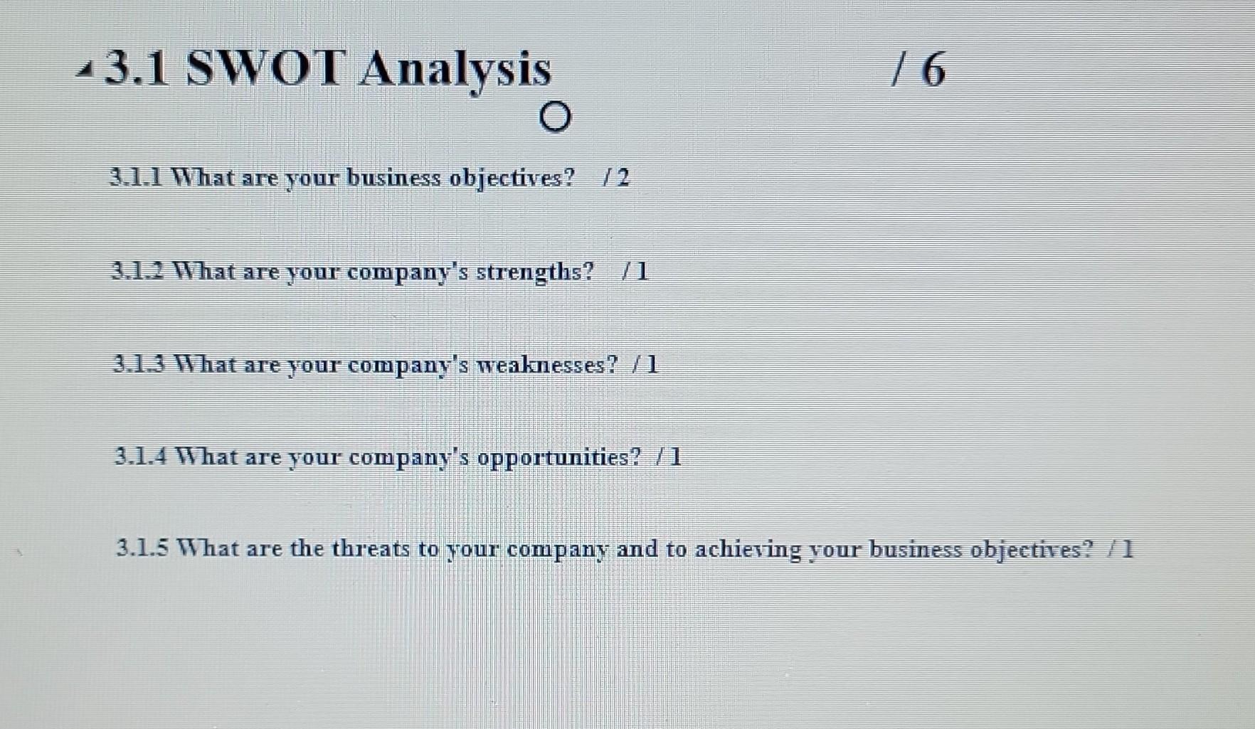 on the topic. 1.1 Company Background and History /10 Main Question: What